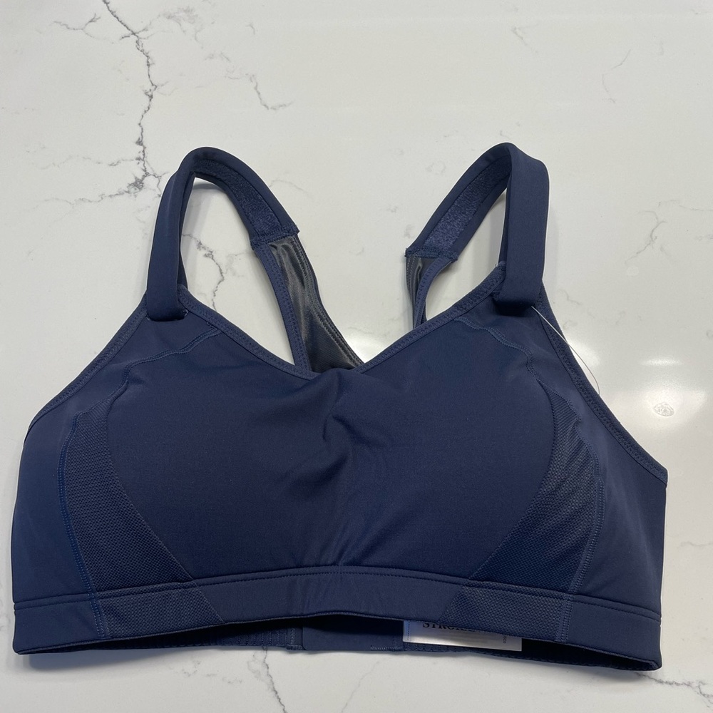 Syrokan Front Adjustable Lightly Padded Wireless Racerback High Impact Sport Bra